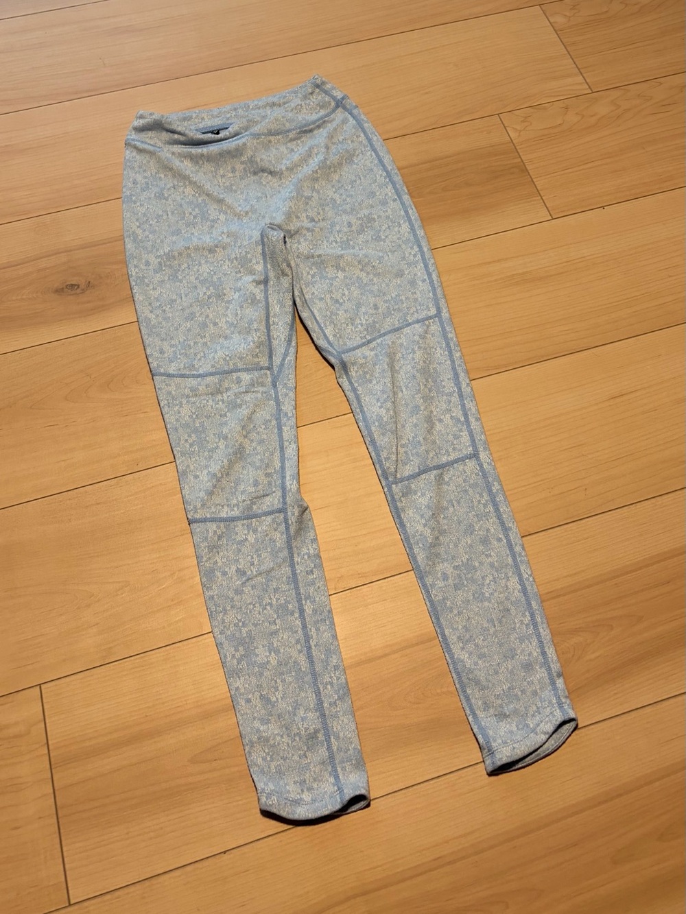 Gymshark Light Blue Speckled / Patterned Leggings